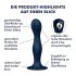 Satisfyer Double Ball-R - vægtet dildo (blå)