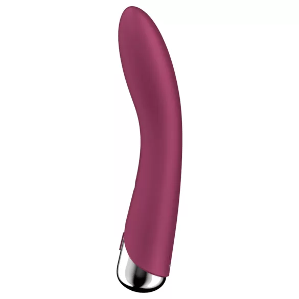 Satisfyer - G-punkt vibrator med roterende hoved - rød