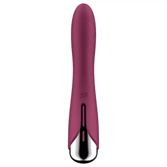 Satisfyer - G-punkt vibrator med roterende hoved - rød