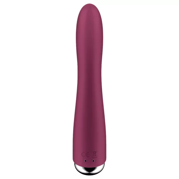 Satisfyer - G-punkt vibrator med roterende hoved - rød