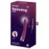 Satisfyer - G-punkt vibrator med roterende hoved - rød