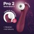 Satisfyer Pro 2 Gen3 - Batteridrevet rød klitorisstimulator
