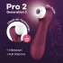 Satisfyer Pro 2 Gen3 - genopladelig lufttryks‑klitorisvibrator (rød)