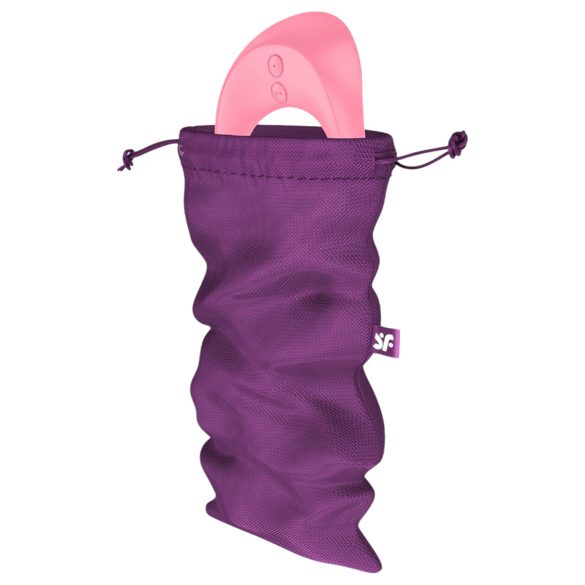Satisfyer Skatpose - diskret opbevaringstaske - medium (lilla)