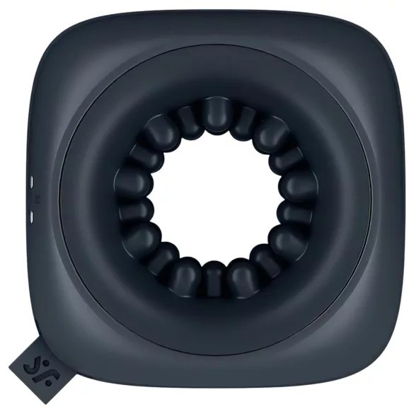 Satisfyer Ring Stroker - genopladelig, vibrerende masturbator (sort)