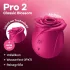 Satisfyer Pro 2 Classic Blossom - luftbølgestimulator til klitoris (rød)