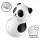 Satisfyer Pocket Panda - klitorisvibrator med lufttryk - sort