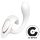 Satisfyer G for Goddess 1 - klitoris- og G-punkt vibrator (hvid)