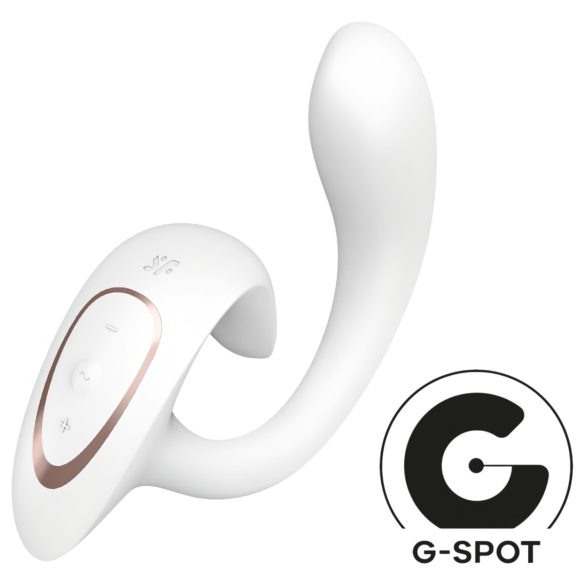 Satisfyer G for Goddess 1 - klitoris- og G-punkt vibrator (hvid)