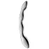 Satisfyer Cosmic Crest 2 - bølget ståldildo - sølv