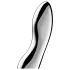 Satisfyer Cosmic Crest 2 - bølget ståldildo - sølv