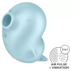   Satisfyer Sassy Seal - klitorisvibrator med trykbølger - turkis