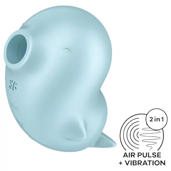 Satisfyer Sassy Seal - klitorisvibrator med trykbølger - turkis