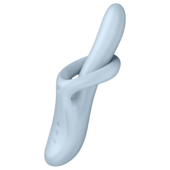 Satisfyer Heat Flex 4 - opvarmende klitorisstimulator med arm (sølv)
