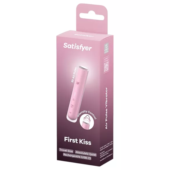 Satisfyer First Kiss - luftbølge-klitorisstimulator (pink)
