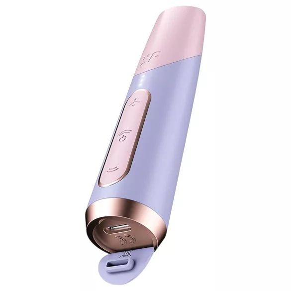 Satisfyer Bold Kiss - luftbølge‑læbestiftvibrator (lyserød)
