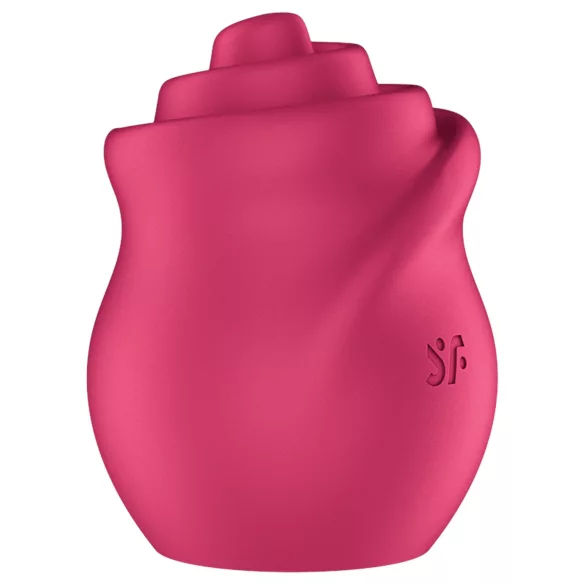 Satisfyer Tongue Twister - klitorisvibrator med roterende tunge - silikone pink