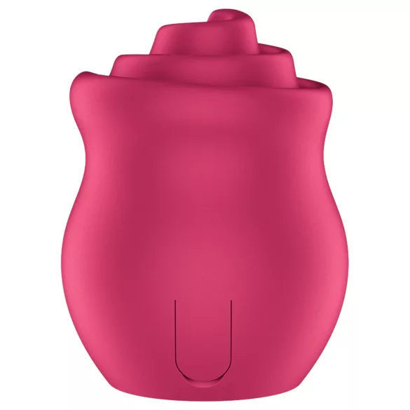 Satisfyer Tongue Twister - klitorisvibrator med roterende tunge - silikone pink