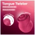 Satisfyer Tongue Twister - klitorisvibrator med roterende tunge - silikone pink
