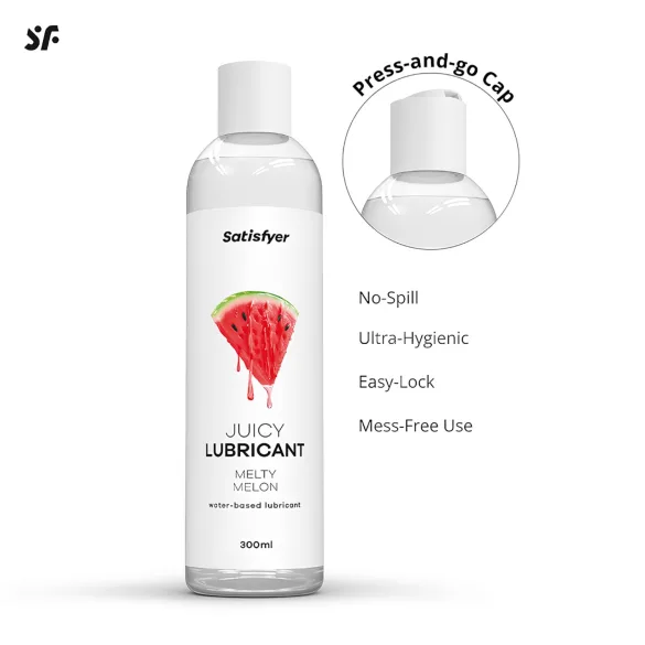Satisfyer - glidecreme med smag - vandmelon - 300ml