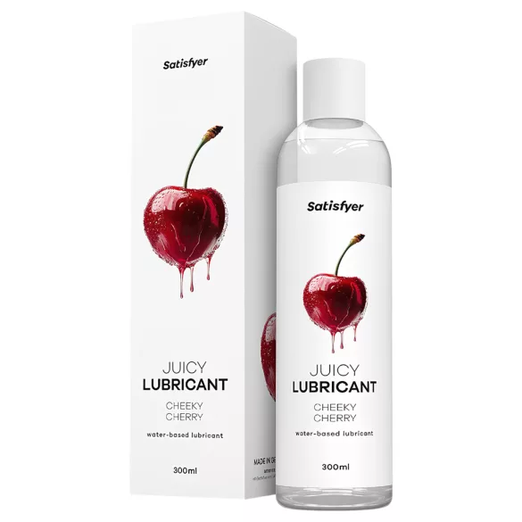Satisfyer - glidecreme med smag - kirsebær - 300ml