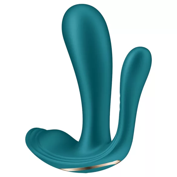 Satisfyer Top Secret+ - bærbar vibrator med 3 arme - grøn