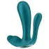 Satisfyer Top Secret+ - bærbar vibrator med 3 arme - grøn