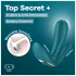Satisfyer Top Secret+ - bærbar vibrator med 3 arme - grøn