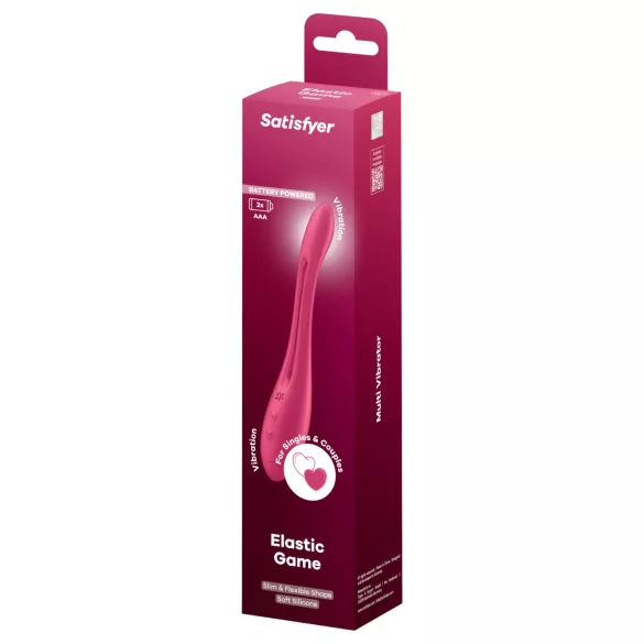 Satisfyer Elastic Game - fleksibel parvibrator (pink)
