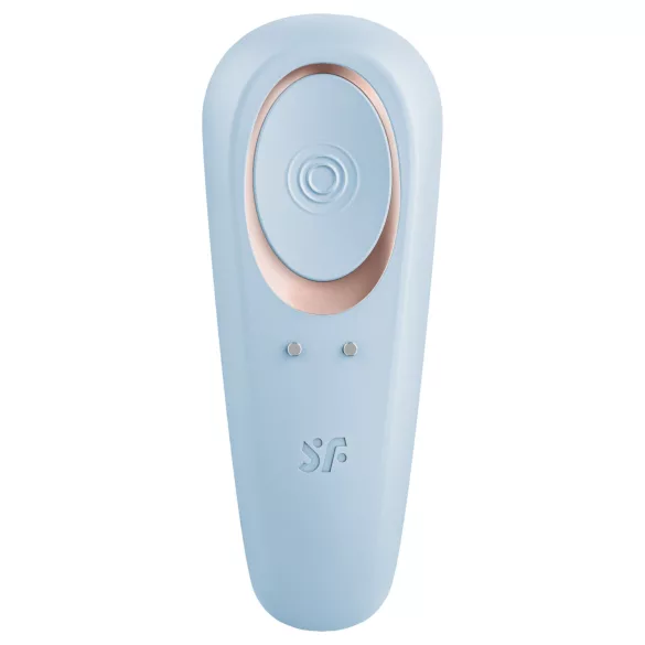 Satisfyer Double Classic - parvibrator (blå)
