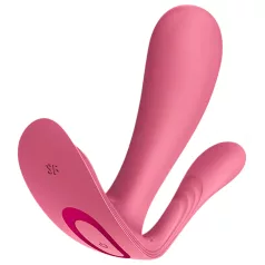   Satisfyer Top Secret+ - bærbar G-punkts- og analvibrator (pink)
