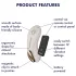 Satisfyer - trussevibrator - diskret - hvid