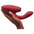 Womanizer Duo 2 - 2i1 G-punktsvibrator (rød)