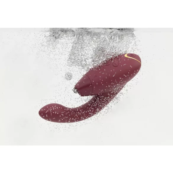 Womanizer Duo 2 - G-punkt vibrator med klitorisstimulator - rød