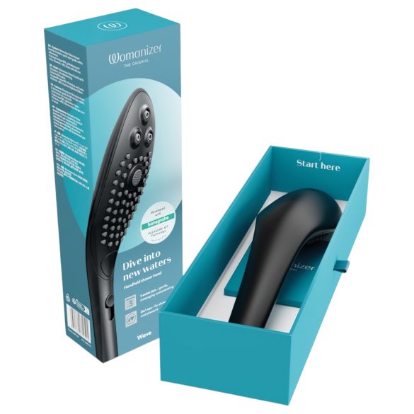Womanizer - brusehoved massager - sort