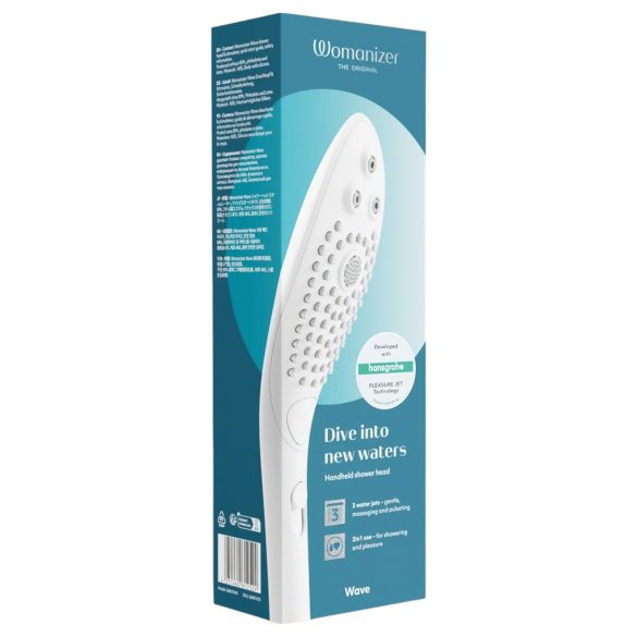 Womanizer Wave - massagebruserhoved (hvid)