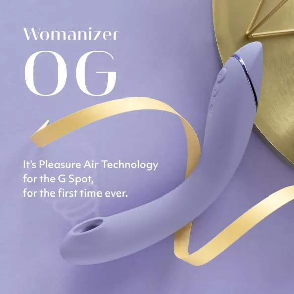 Womanizer OG - G-punktsvibrator med lufttryk - genopladelig - lilla