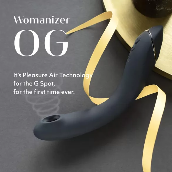 Womanizer OG - lufttryksvibrator og vibrator - genopladelig - sort