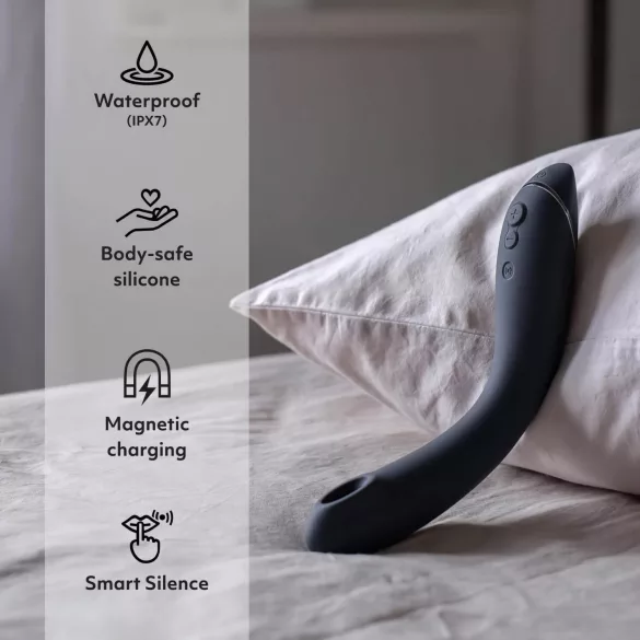 Womanizer OG - lufttryksvibrator og vibrator - genopladelig - sort