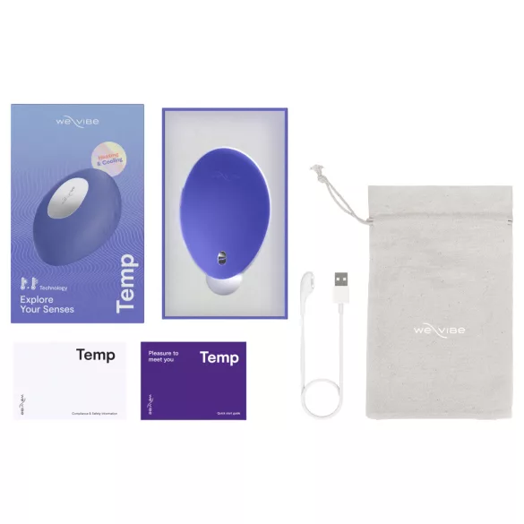 We-Vibe Temp - kølende/varmende klitorisstimulator vibrator (blå)