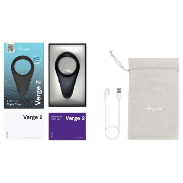 We-Vibe Verge 2 - smart vibrerende penisring (sort)
