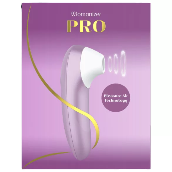 Womanizer Pro - klitorisvibrator med lufttryk - lilla