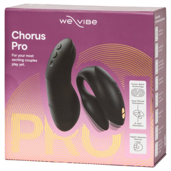 We-Vibe Chorus Pro - parvibrator med fjernbetjening - sort