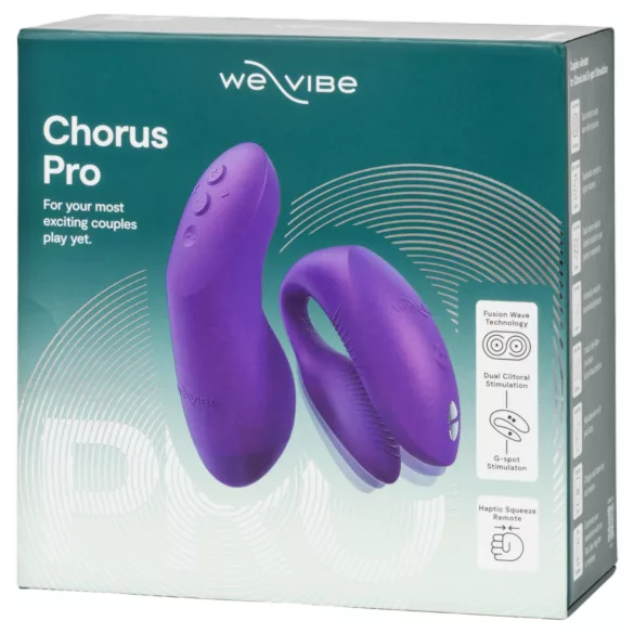 We-Vibe Chorus Pro - app- og fjernbetjent parvibrator (lilla)