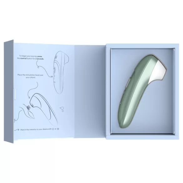 Womanizer Pro - luftbølge-klitorisstimulator (grøn)