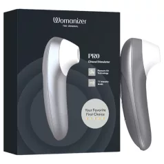 Womanizer Pro - trykbølge‑klitorisstimulator (grå)