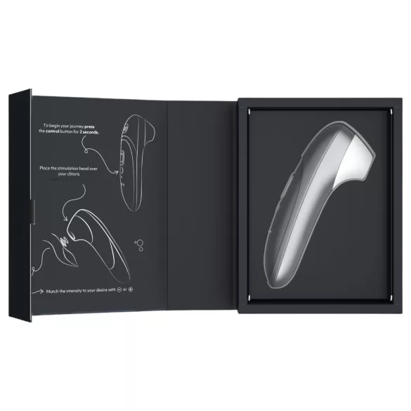 Womanizer Pro - trykbølge‑klitorisstimulator (grå)