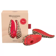   Womanizer Liberty 2 - luftbølgestimulator til klitoris (leopard)