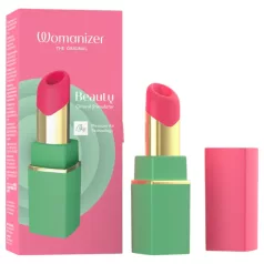   Womanizer Beauty - læbeformet luftbølgende klitorisstimulator (grøn)