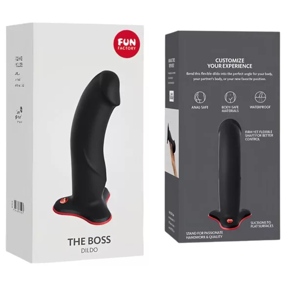 Fun Factory The Boss Stub - dildo med sugekop (sort)